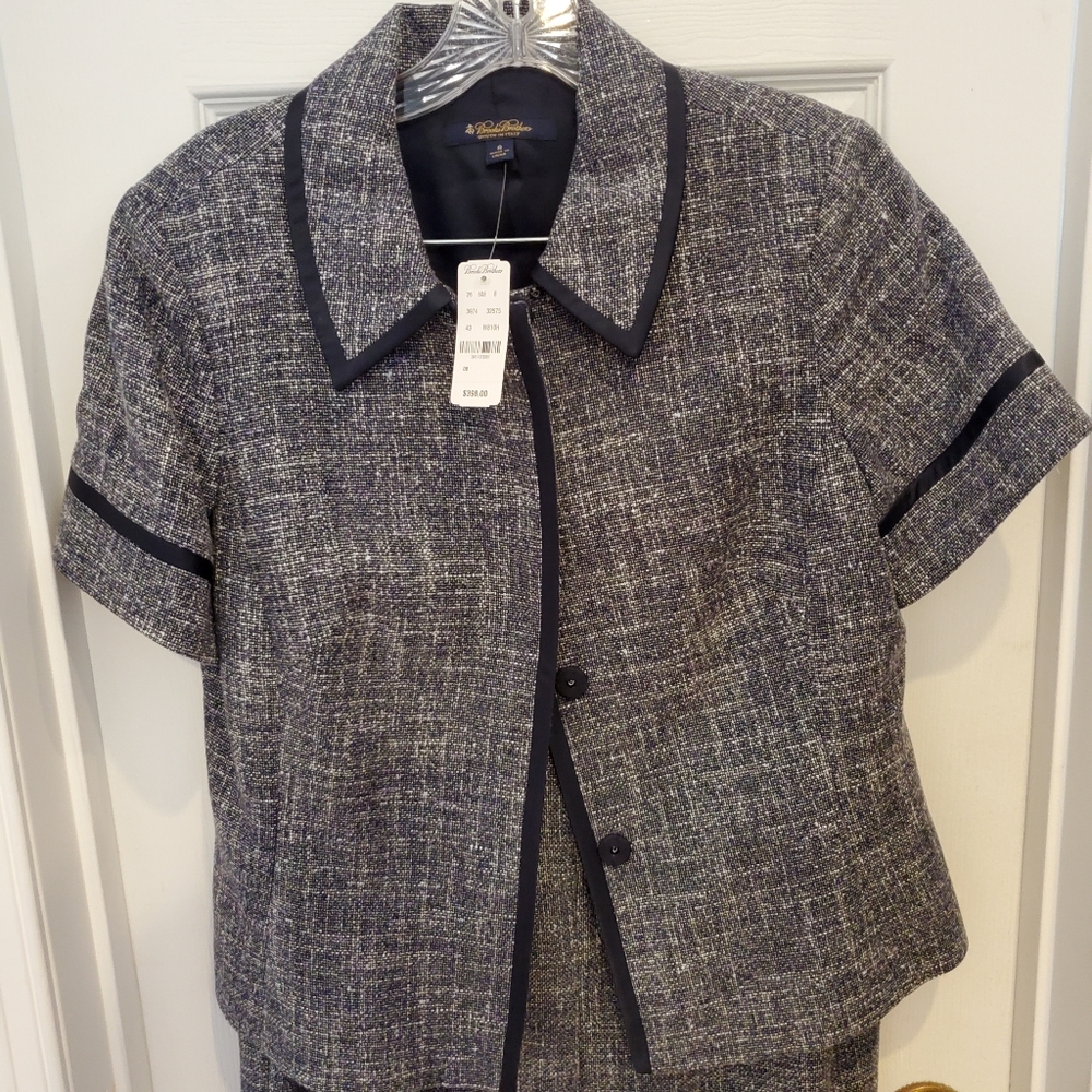 BROOKS BROTHER'S SHORT SLEEVE TWEED SUIT